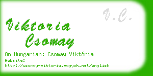 viktoria csomay business card
